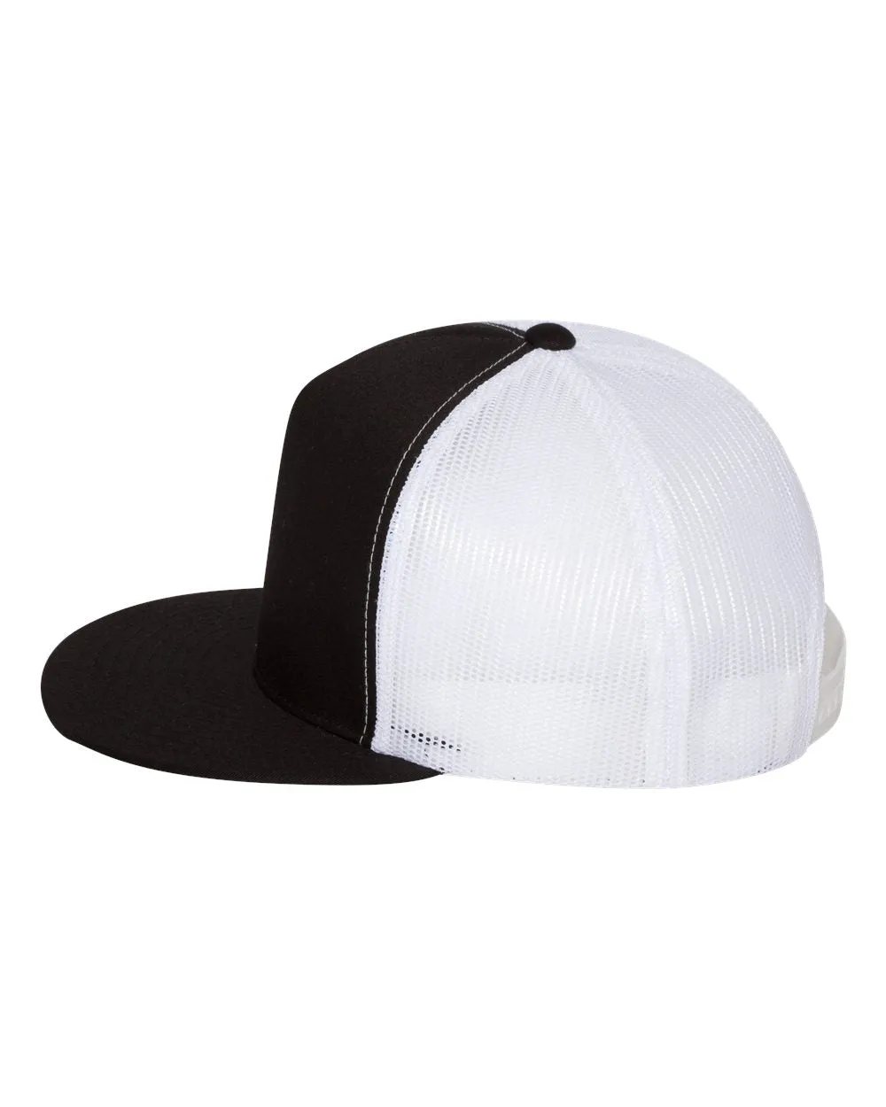 Flat Bill Trucker Cap