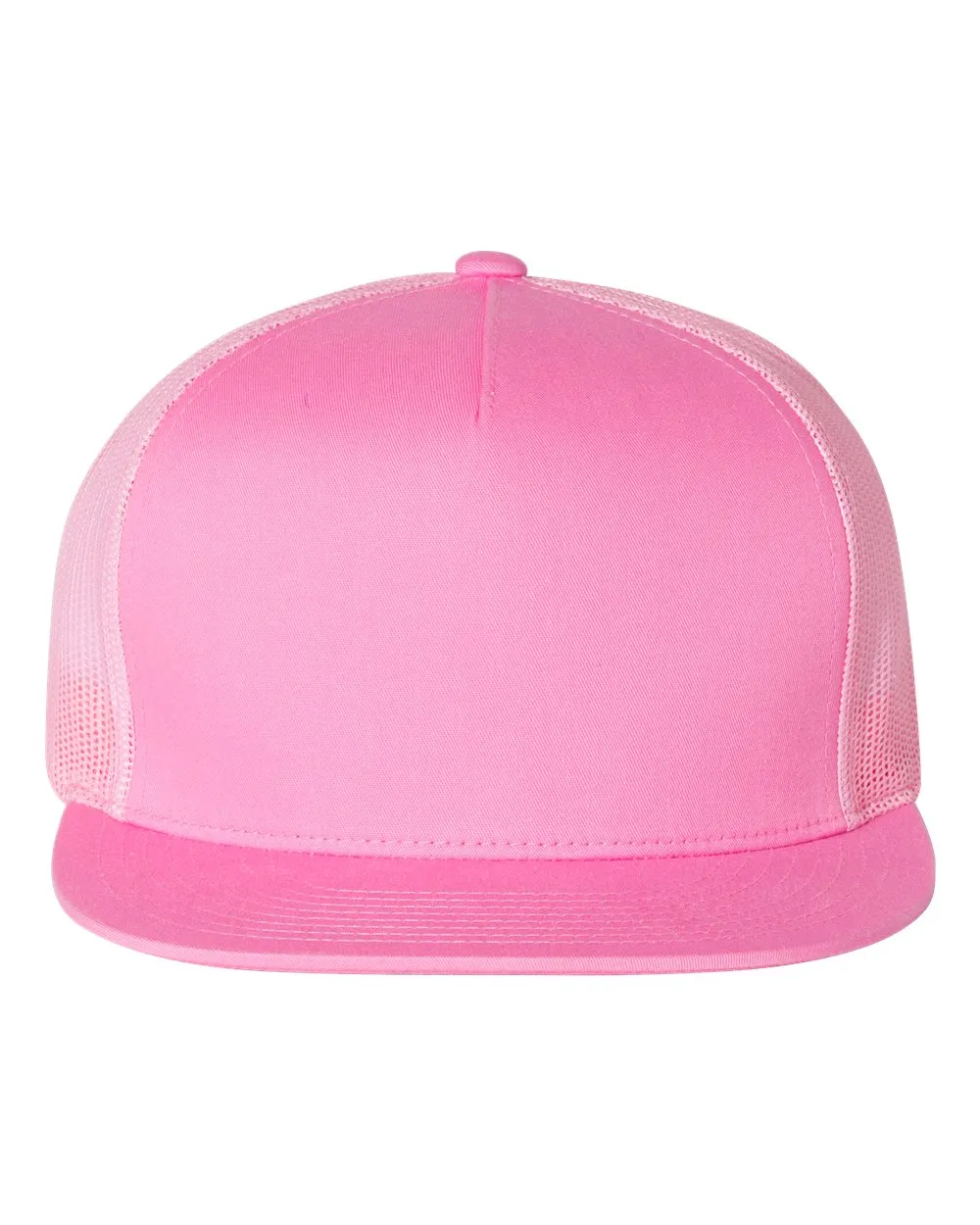 Flat Bill Trucker Cap