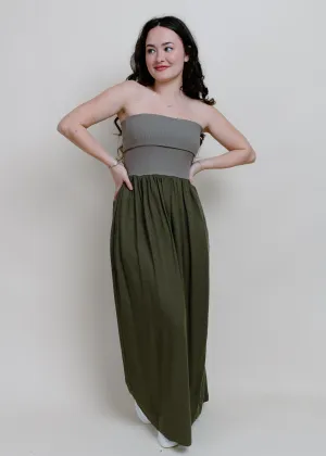 Forever & Always Maxi Dress - Olive