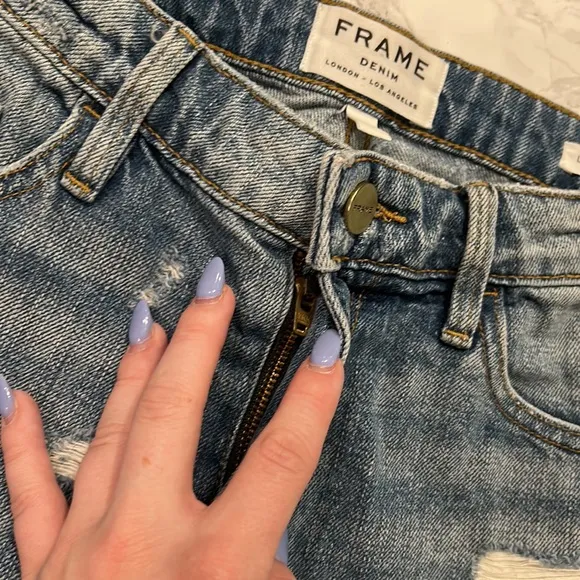 Frame Denim Women's Blue Denim Shorts