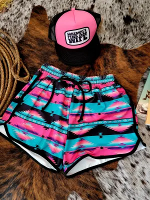 Fuscia Shorts