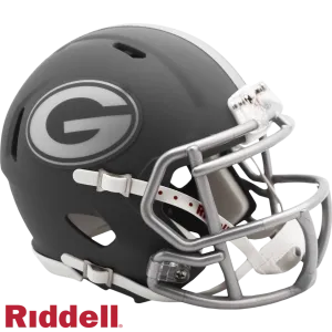 Georgia Bulldogs Helmet Riddell Replica Mini Speed Style Slate Alternate