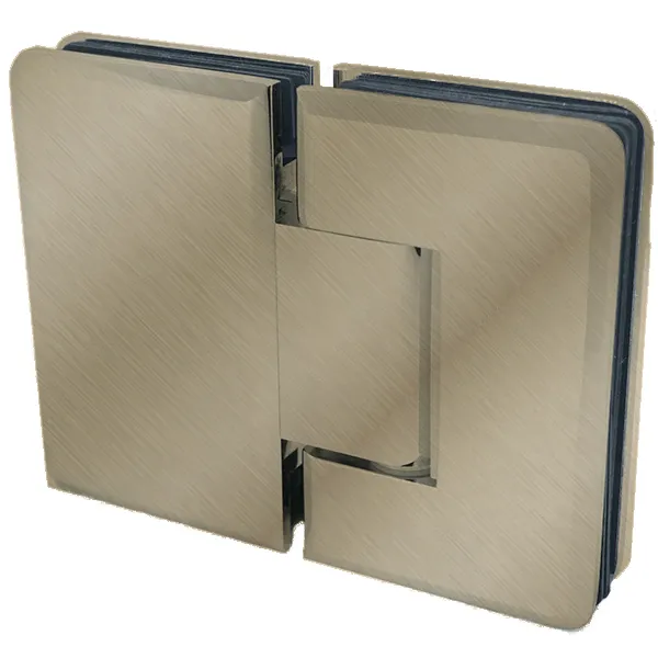 GGH Colette Series - Beveled Heavy Duty - 180° Glass to Glass (CH, BN, MBL, SB, PN, BBRZ, GM, ORB, W, AB, PB)