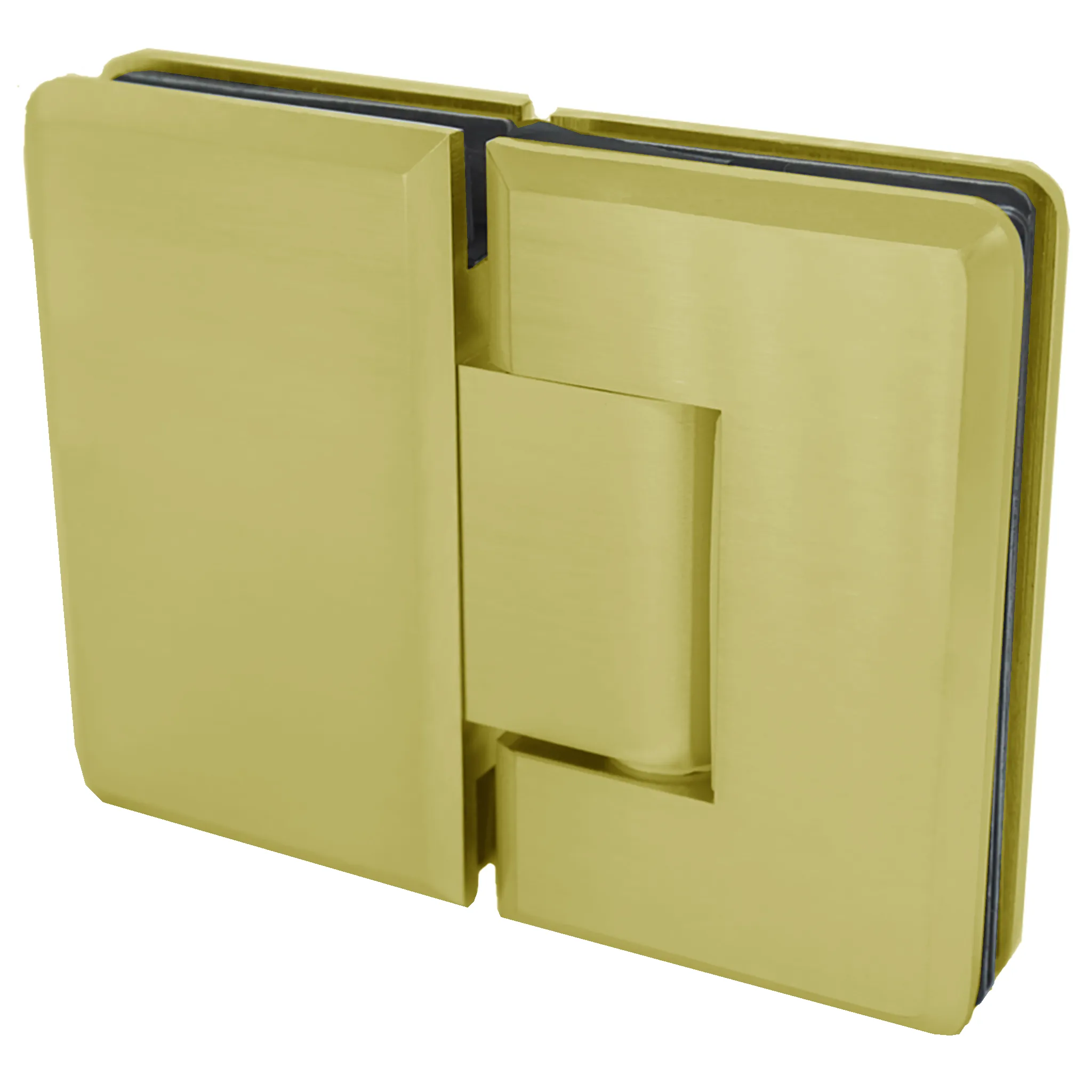 GGH Colette Series - Beveled Heavy Duty - 180° Glass to Glass (CH, BN, MBL, SB, PN, BBRZ, GM, ORB, W, AB, PB)