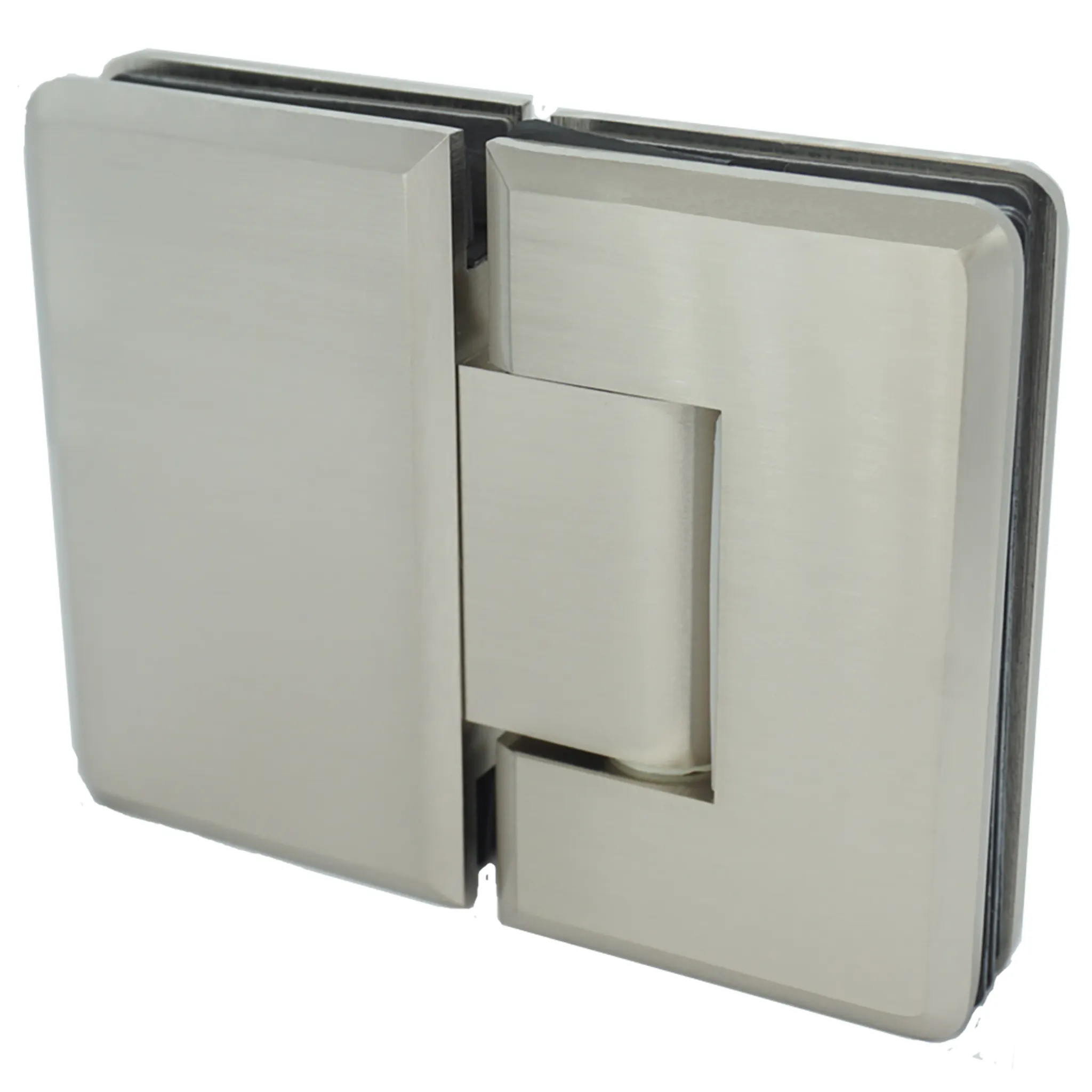 GGH Colette Series - Beveled Heavy Duty - 180° Glass to Glass (CH, BN, MBL, SB, PN, BBRZ, GM, ORB, W, AB, PB)