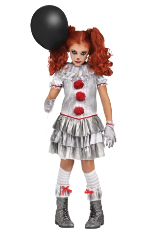 Girls IT Pennywise Costume