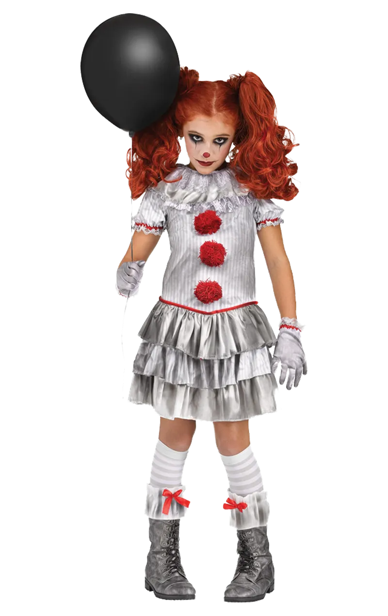 Girls IT Pennywise Costume
