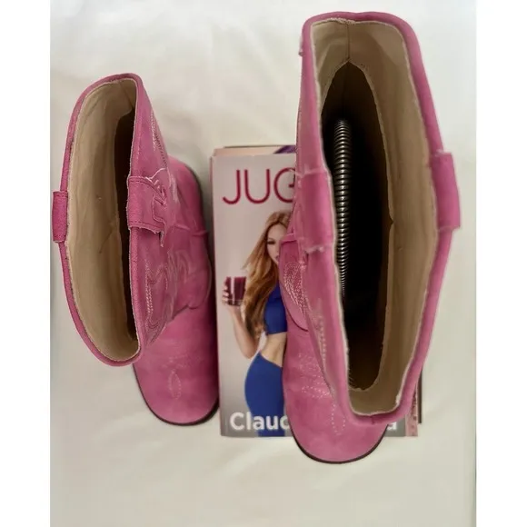 Girls Western Rodeo Pink Cowboy Cowgirl Boot Country Round Toe Size 3