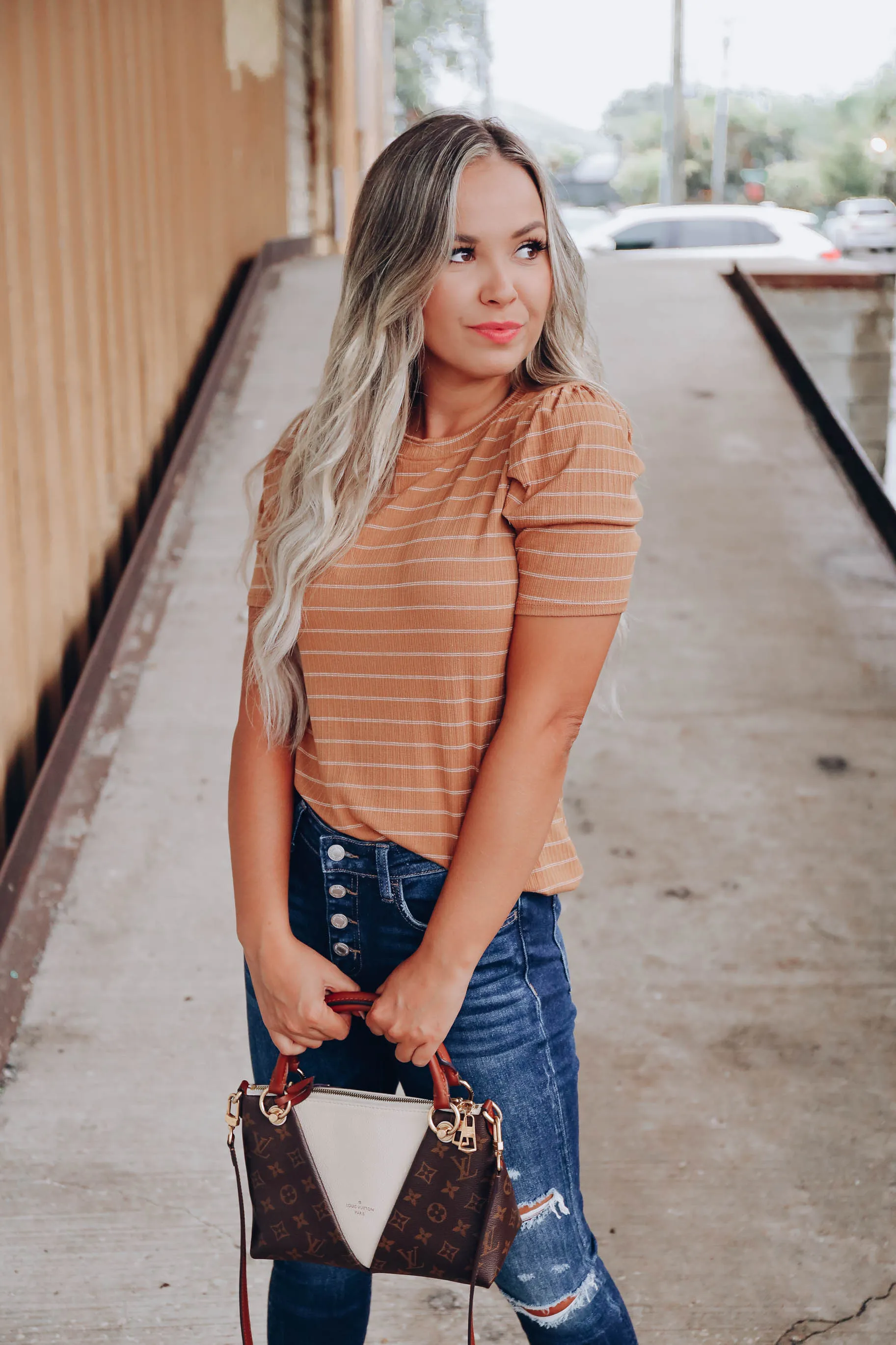 Golden Hour Puff Sleeve Top - Mustard