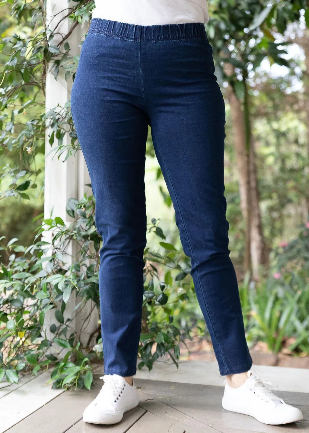 Goondiwindi Cotton Elastic Waist Jean - Indigo