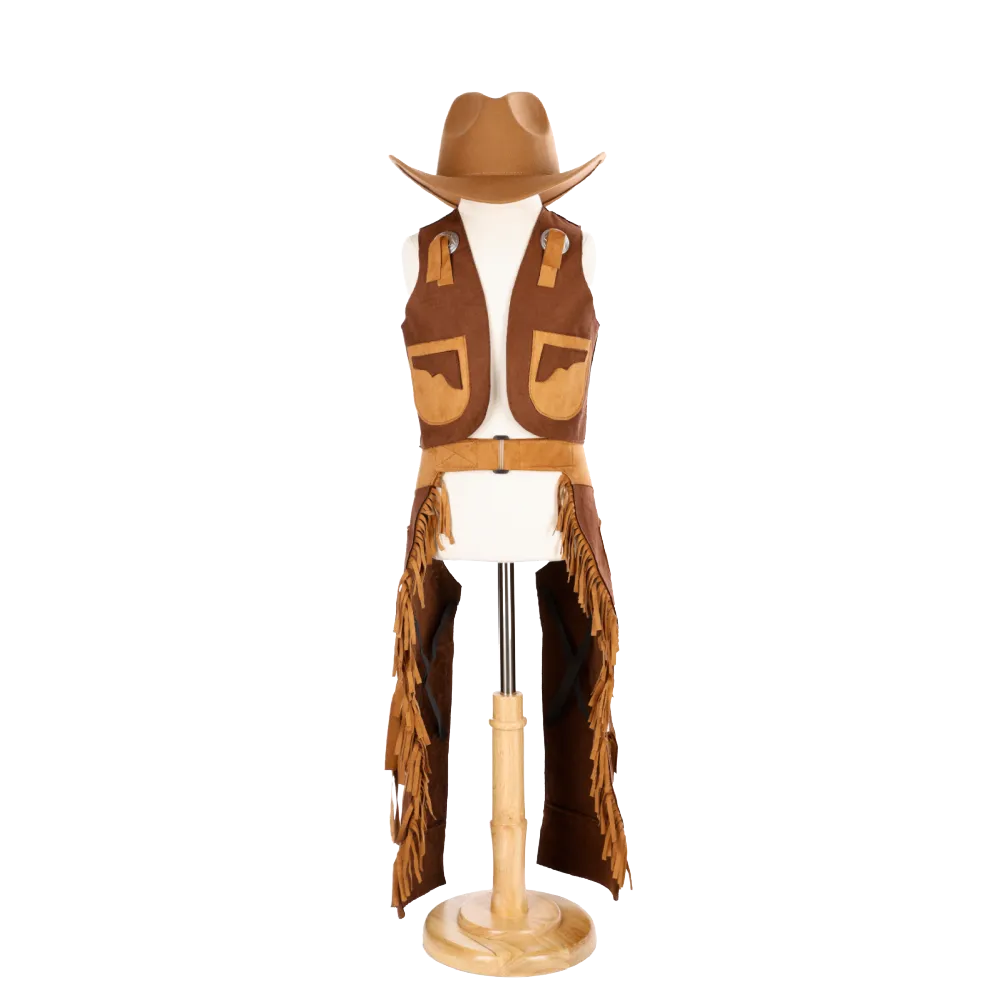 GP -COWBOY VEST AND CHAPS