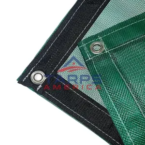Green 10 oz. Heavy Duty Vinyl Coated Mesh Tarp by ShadeMax®