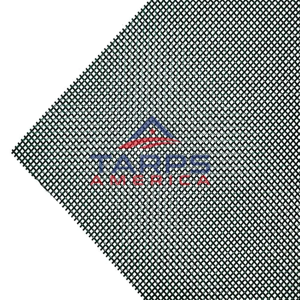 Green 10 oz. Heavy Duty Vinyl Coated Mesh Tarp by ShadeMax®