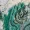 Green Marble Print Double Frill Strappy Midi Dress