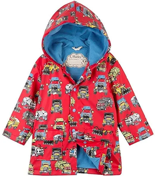 Hatley Monster Truck Raincoat (Size: 5)
