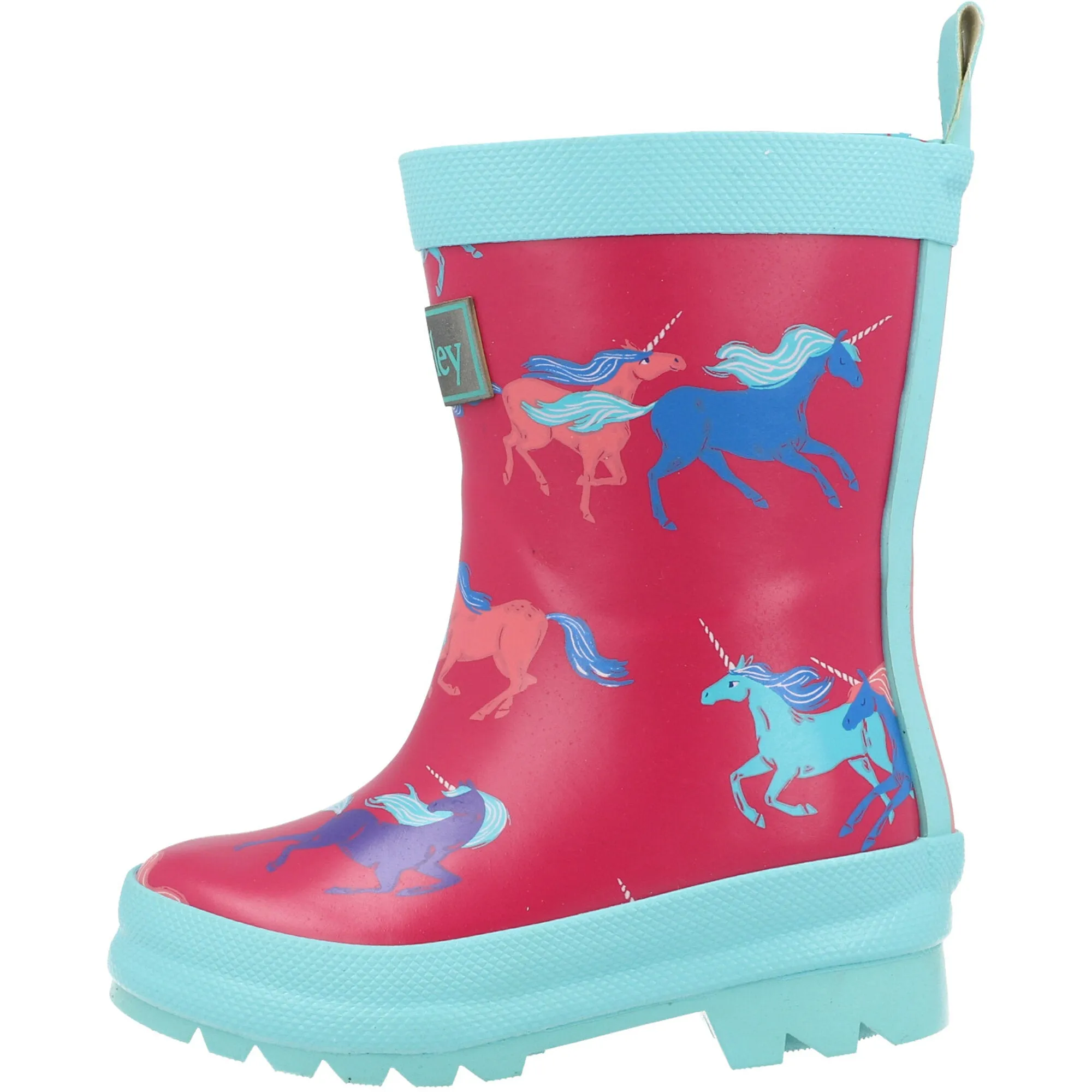 Hatley Shiny Pink Rain Boots for Kids