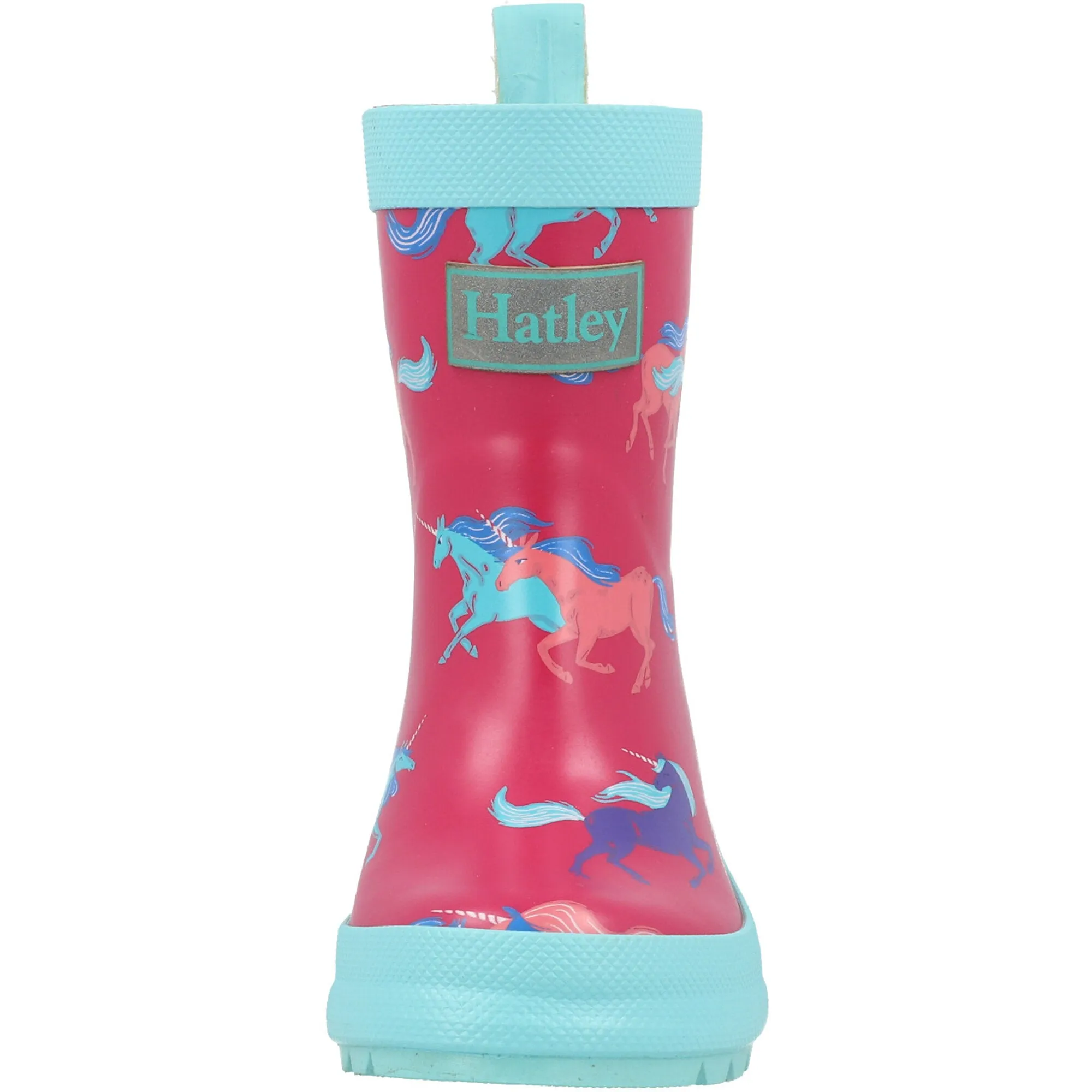 Hatley Shiny Pink Rain Boots for Kids
