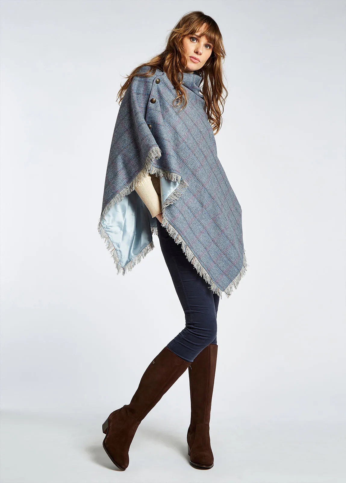 Hazelwood Poncho Denim Haze