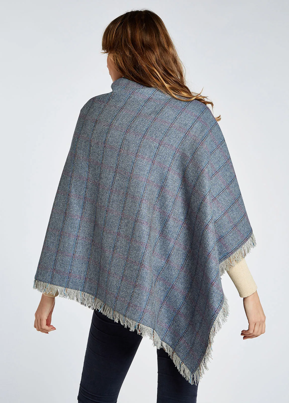 Hazelwood Poncho Denim Haze