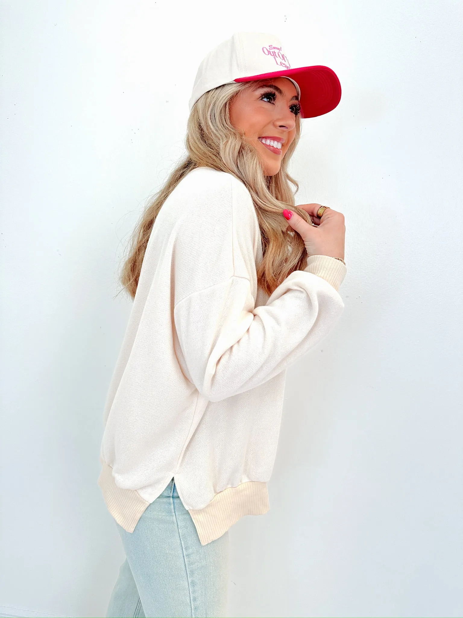 Heart Sequin Patch Top
