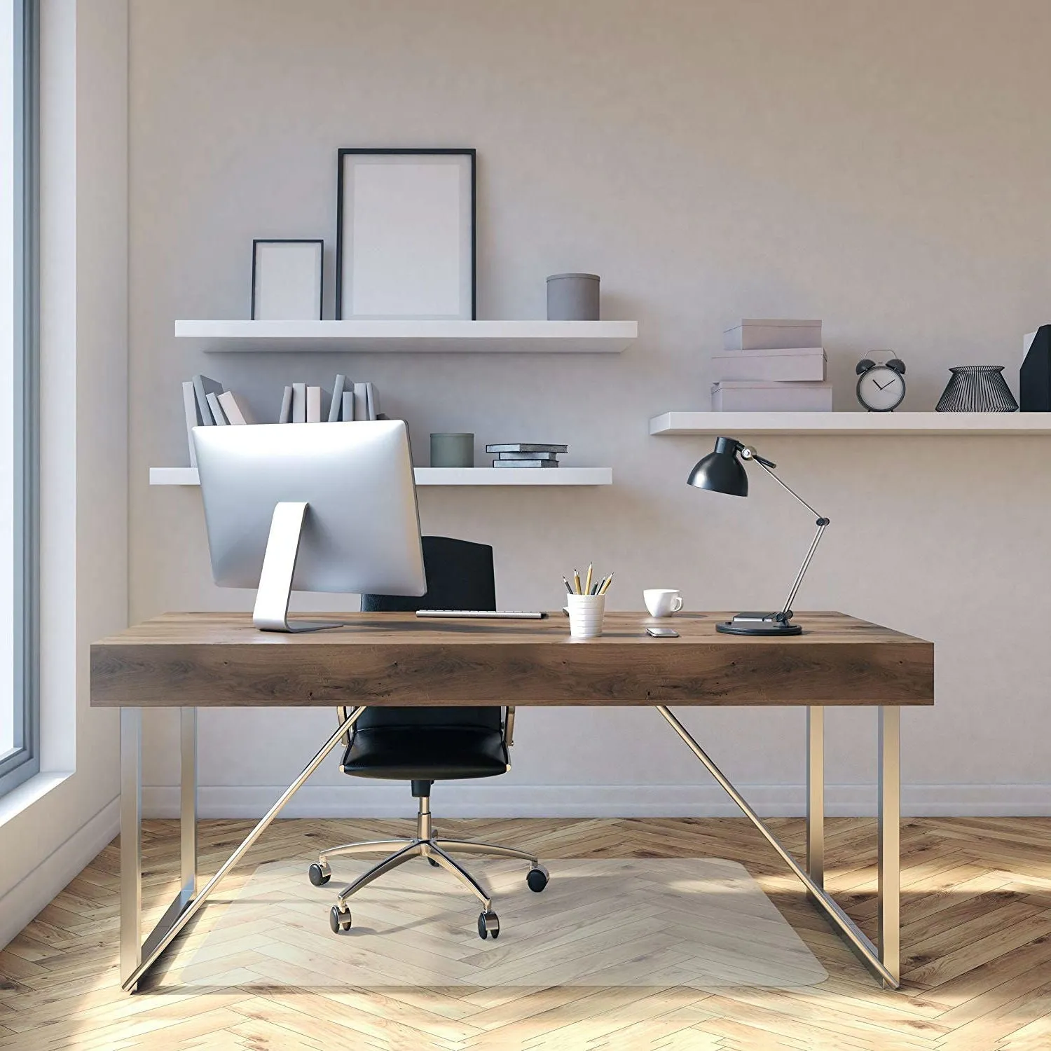Heavy Duty 30 X 48 inch Chair Mat for Hardwood Floor