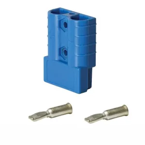 Heavy Duty Connector 50 amp ( Pins Suit 8mm2 ) - Blue