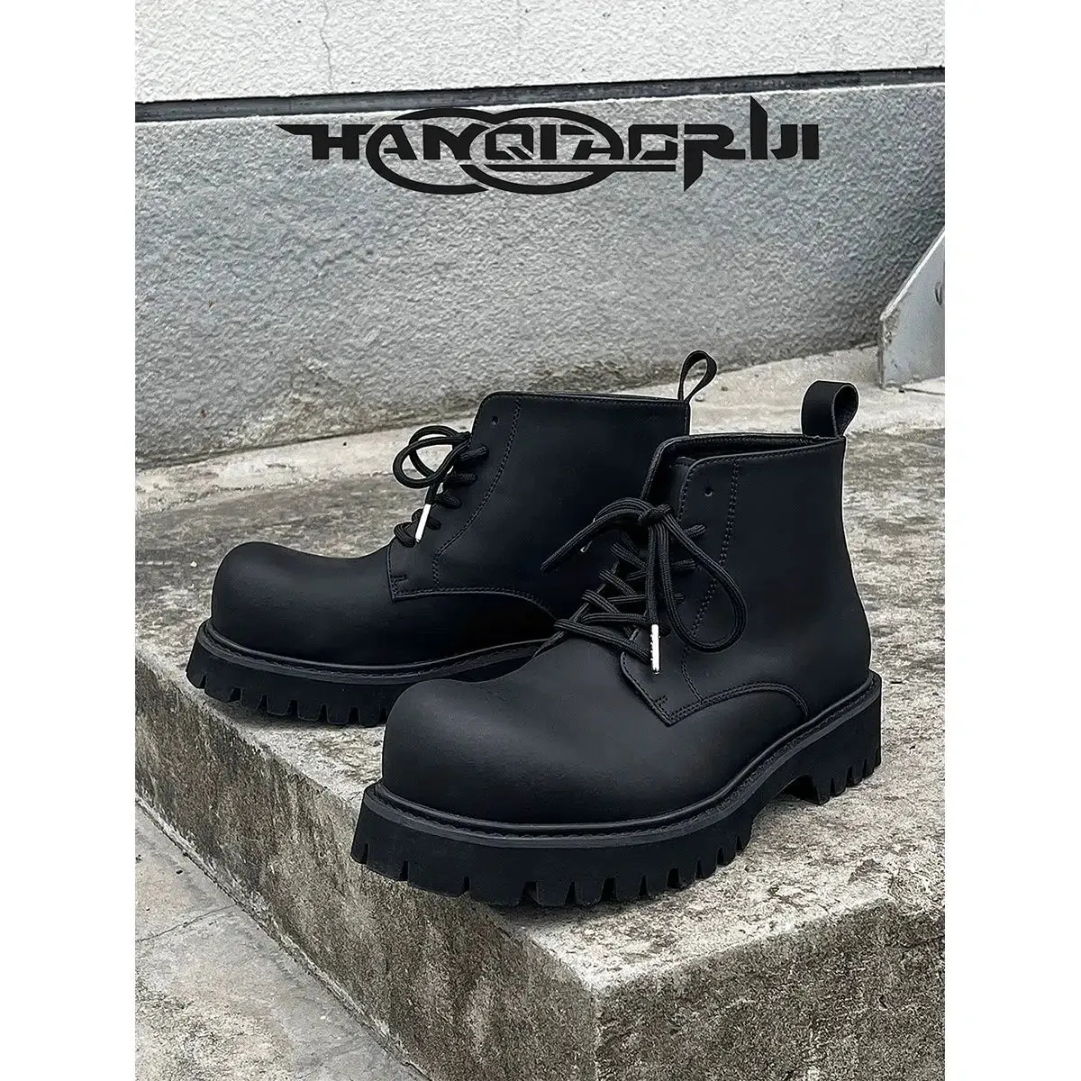 Heavy-Duty Lace-Up Martens Boots