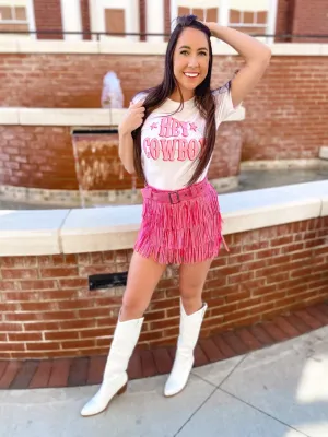 Hey Cowboy Graphic Tee