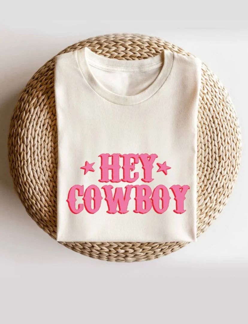 Hey Cowboy Graphic Tee