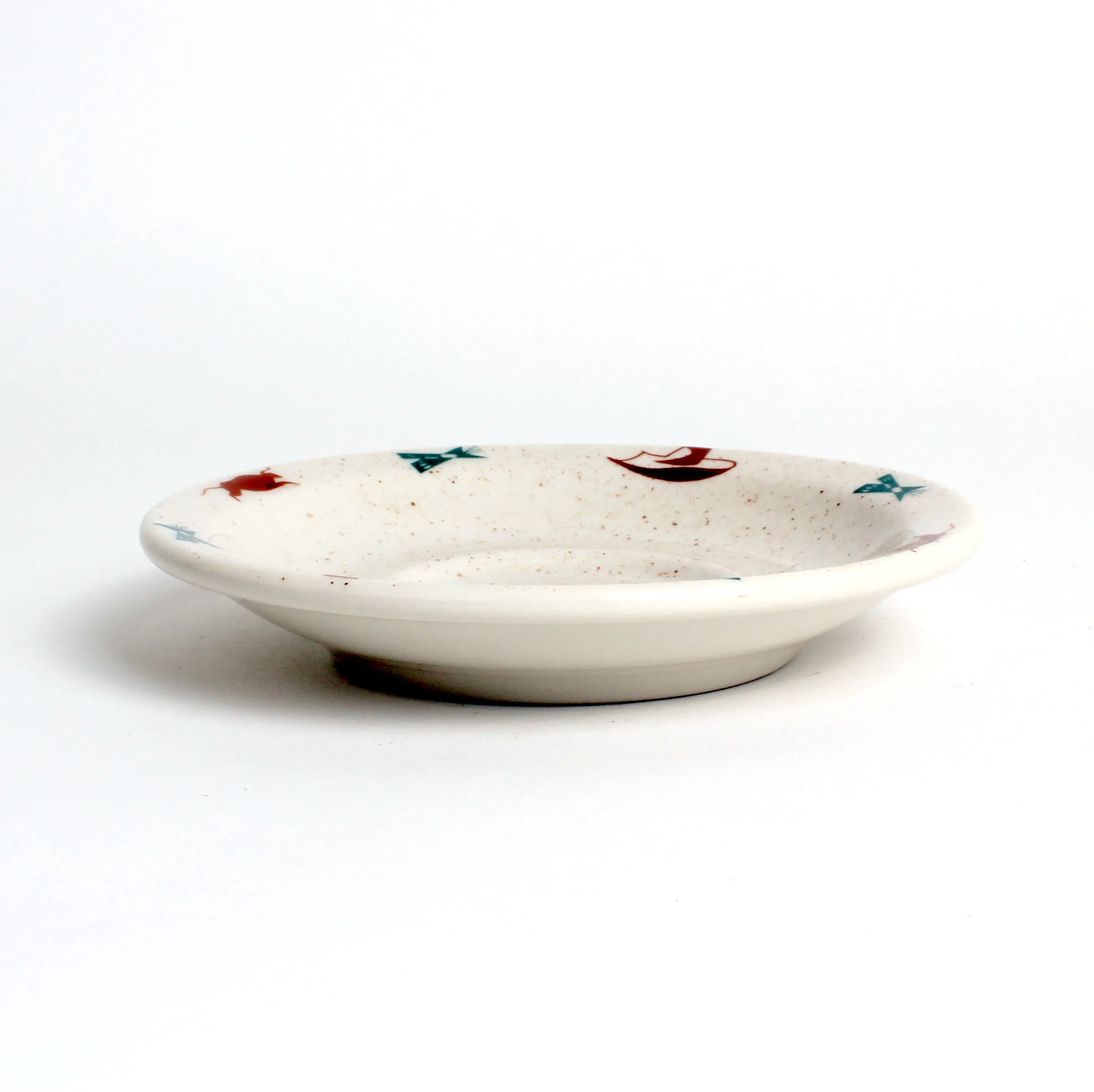 Homer Laughlin China Cowboy Saucer Restaurant Ware