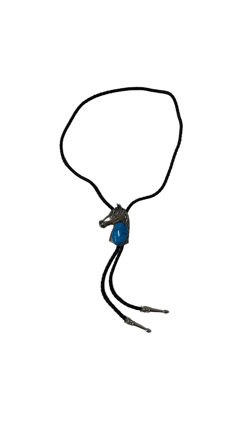 Horse Head Jade Bolo Tie