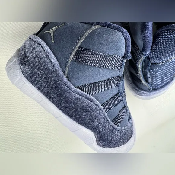 ⭐️HOST PICK⭐️NIKE Jordan11 Crib Bootie Midnight Navy Blue Size:4C Brand New WBOX