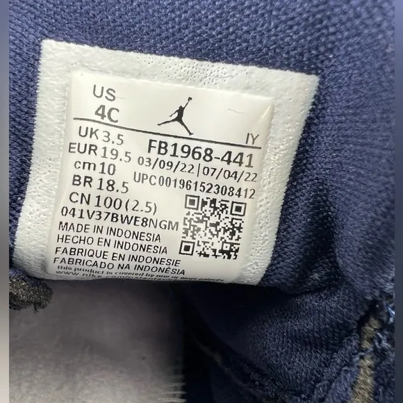 ⭐️HOST PICK⭐️NIKE Jordan11 Crib Bootie Midnight Navy Blue Size:4C Brand New WBOX