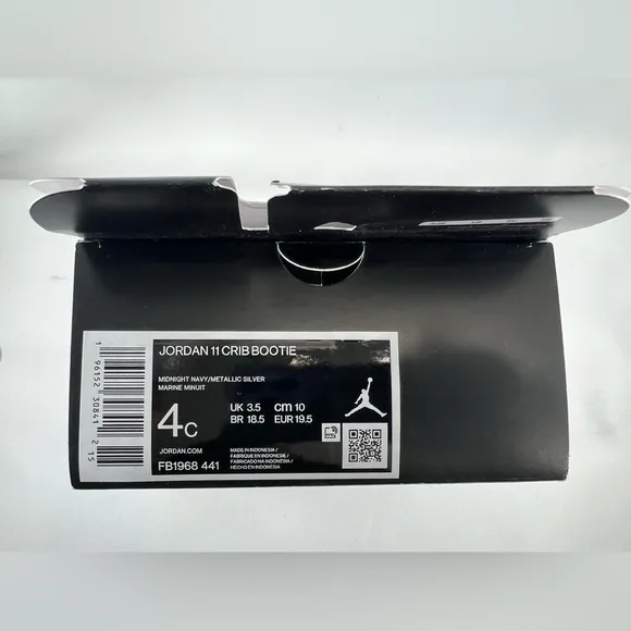 ⭐️HOST PICK⭐️NIKE Jordan11 Crib Bootie Midnight Navy Blue Size:4C Brand New WBOX