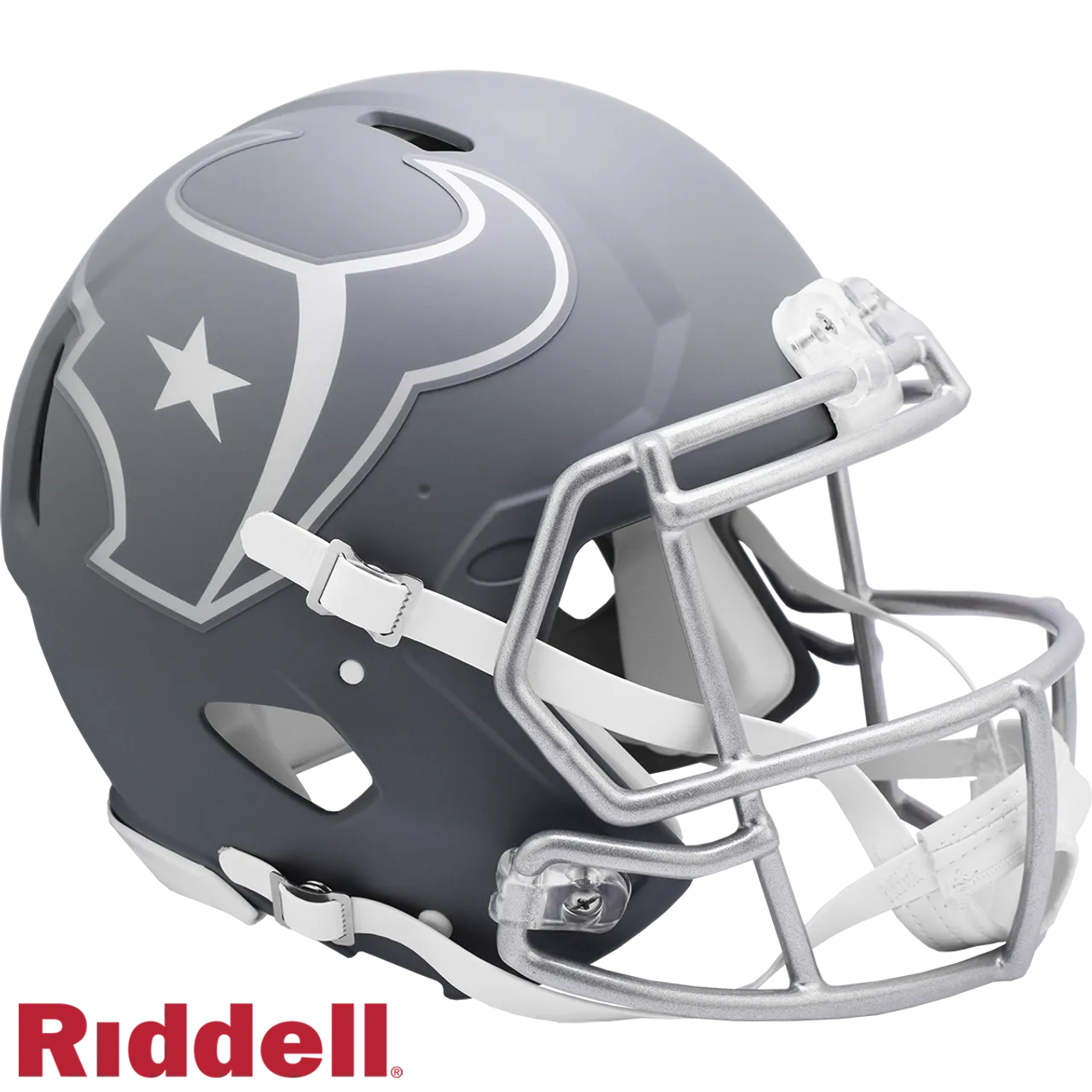 Houston Texans Helmet Riddell Authentic Full Size Speed Style Slate Alternate