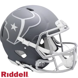Houston Texans Helmet Riddell Authentic Full Size Speed Style Slate Alternate