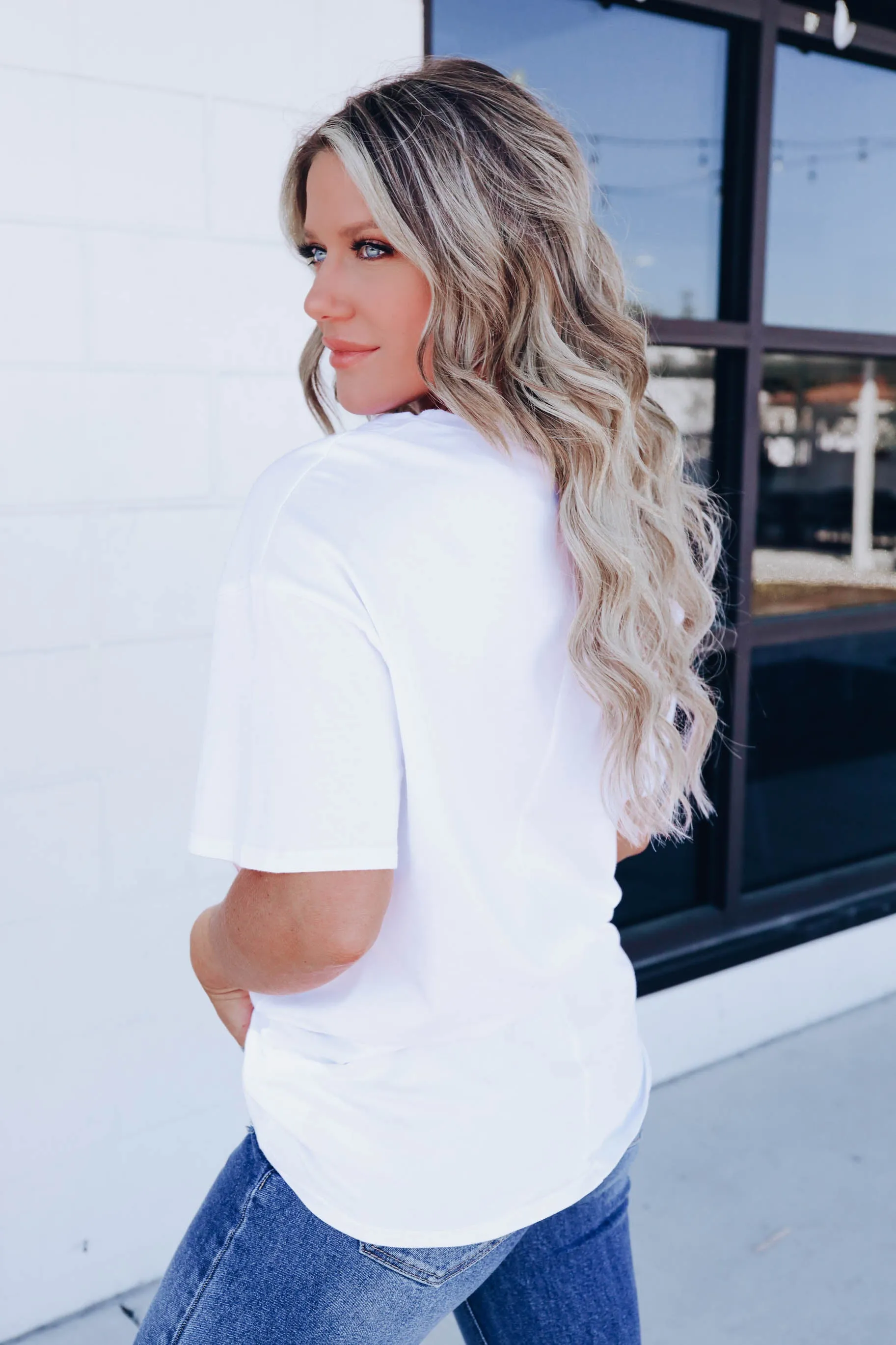 Howdy Howdy Howdy Graphic Tee - White