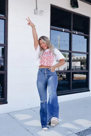 Howdy Howdy Howdy Graphic Tee - White