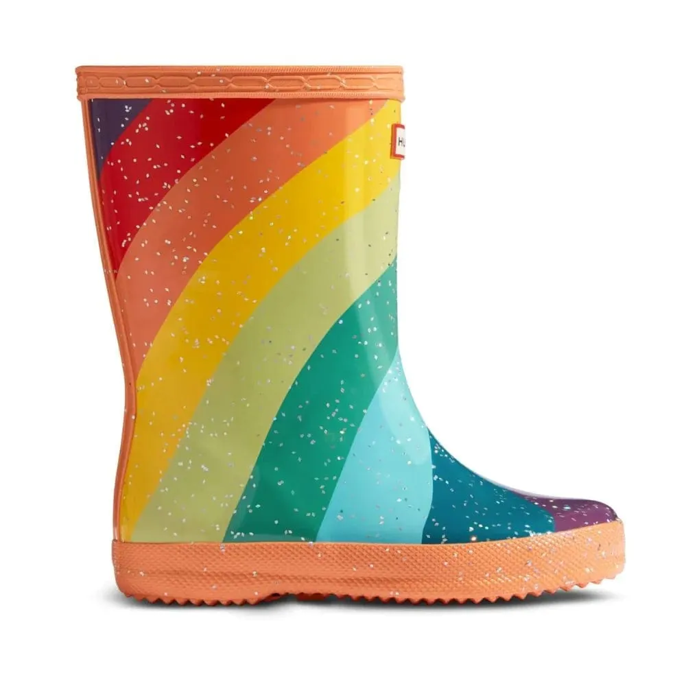 Hunter Kids First Classic Rain Boots - Optimistic Orange