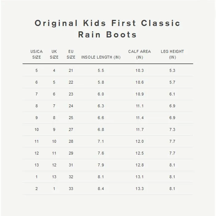 Hunter Kids First Classic Rain Boots - Optimistic Orange