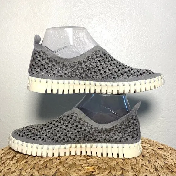 ILSE Jacobsen tulip 139 slip on grey sneakers perforated