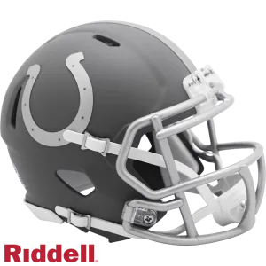 Indianapolis Colts Helmet Riddell Replica Mini Speed Style Slate Alternate