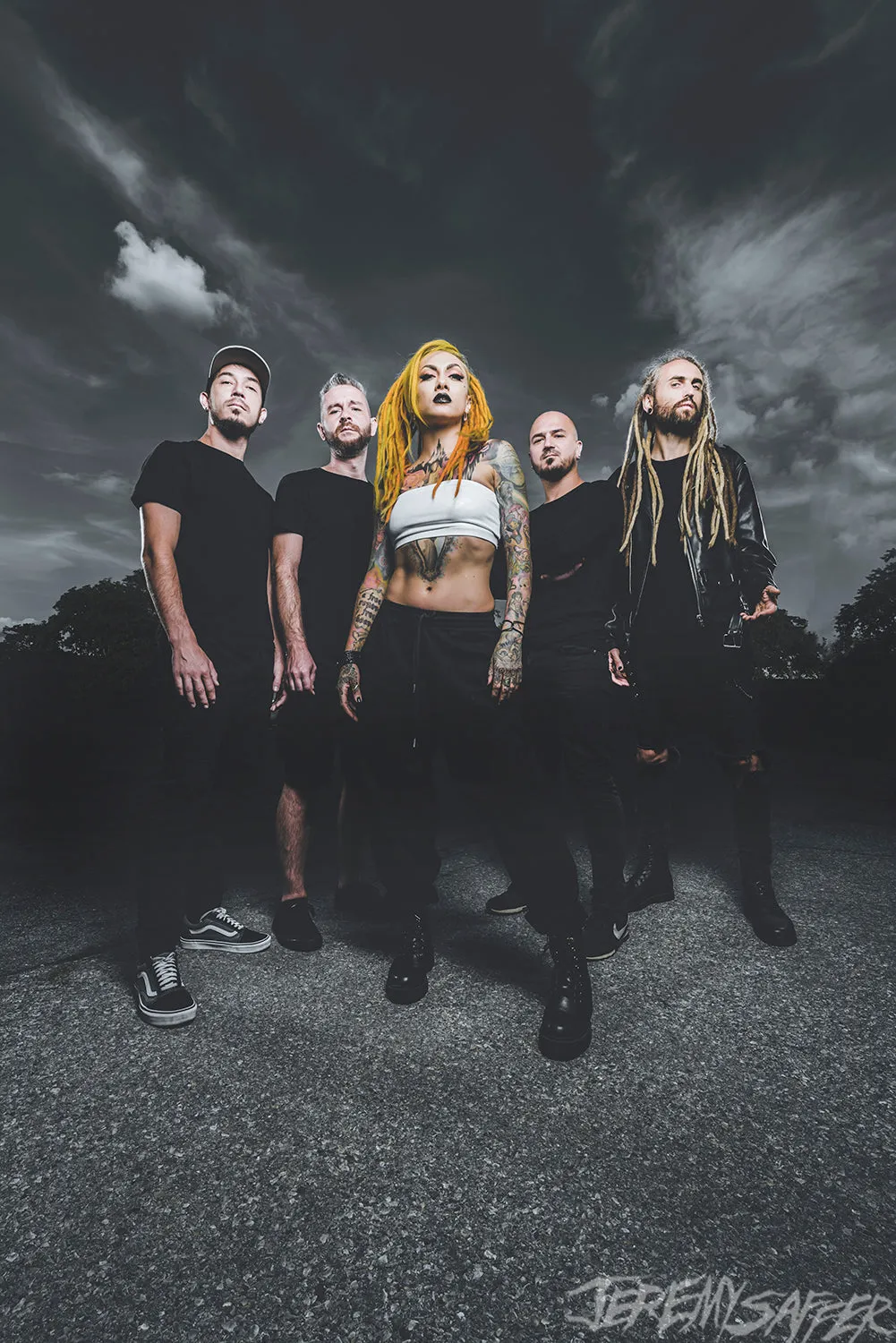 Infected Rain - Dark Clouds - Signed Limited Edition 8x12 Metallic Print