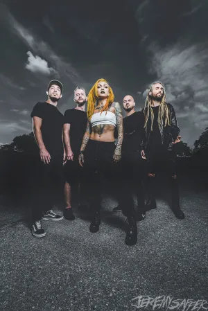 Infected Rain - Dark Clouds - Signed Limited Edition 8x12 Metallic Print
