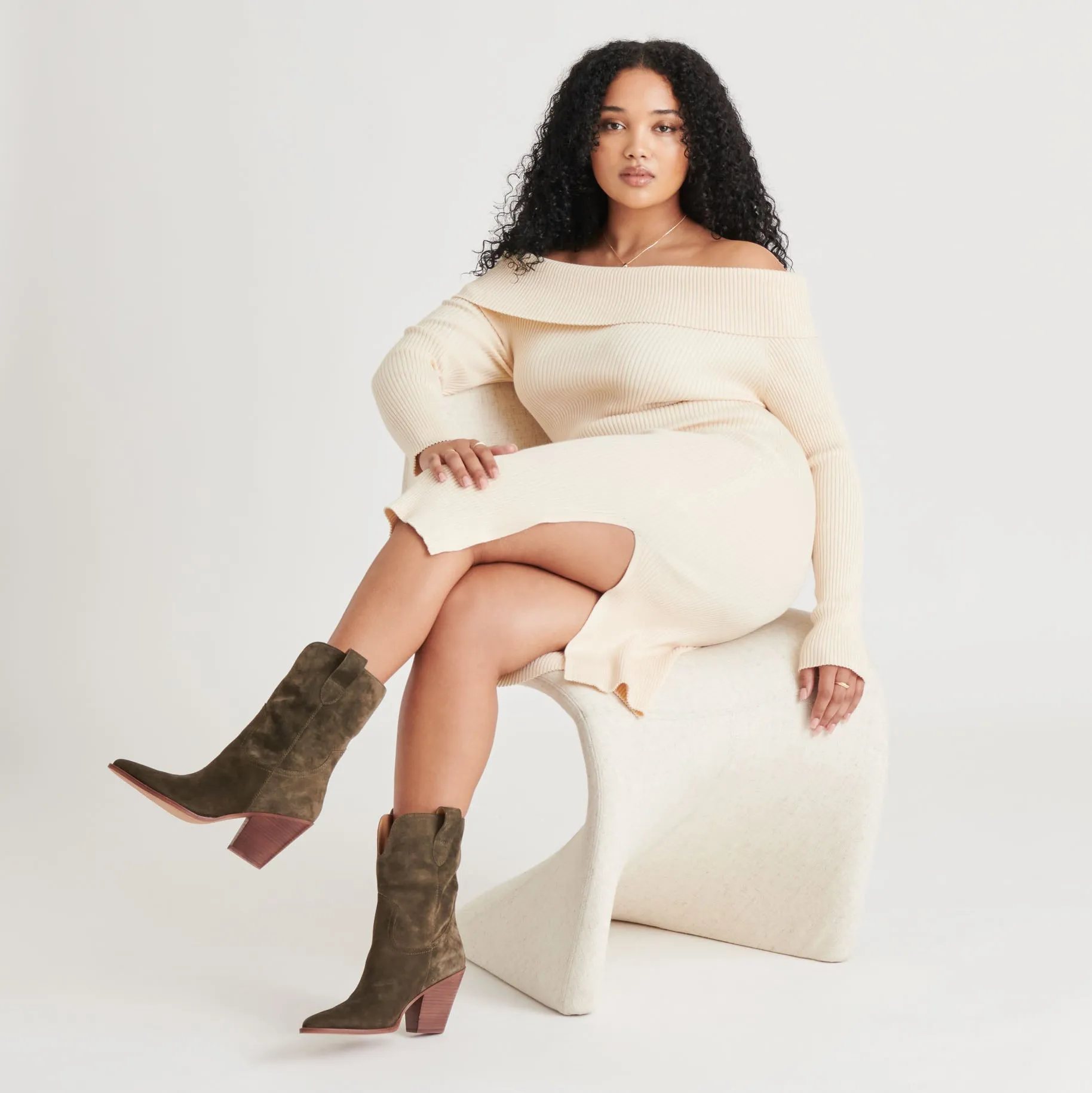 JESSEY BOOTS MOSS SUEDE