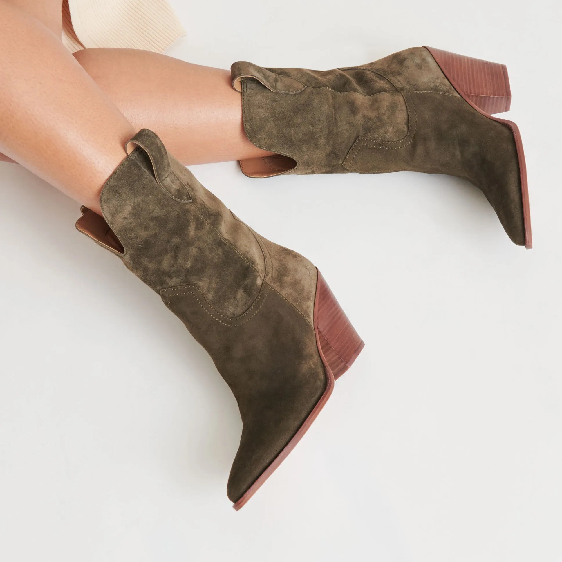 JESSEY BOOTS MOSS SUEDE