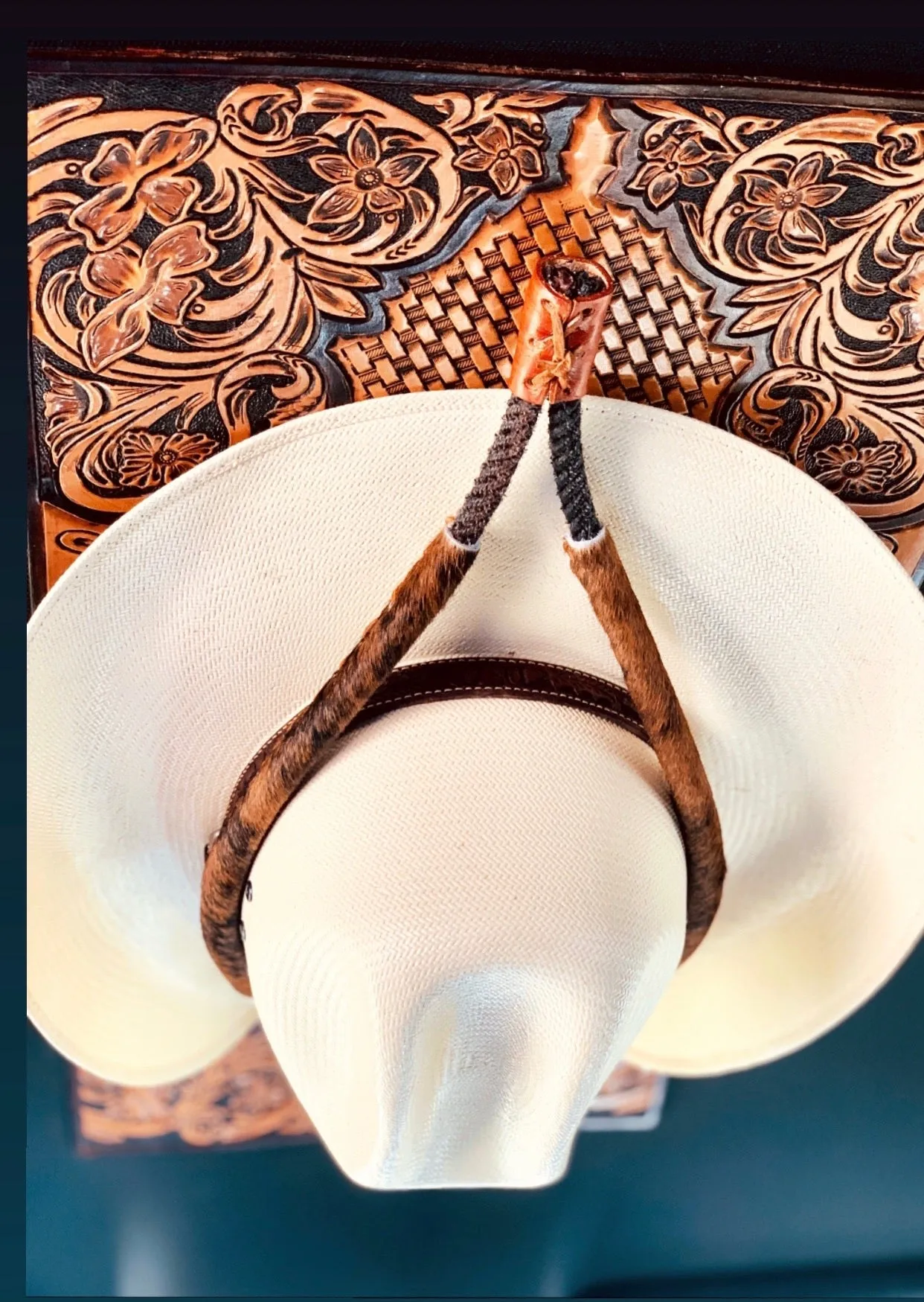 JM Texas Brindle Edition Cowboy Hat Rack