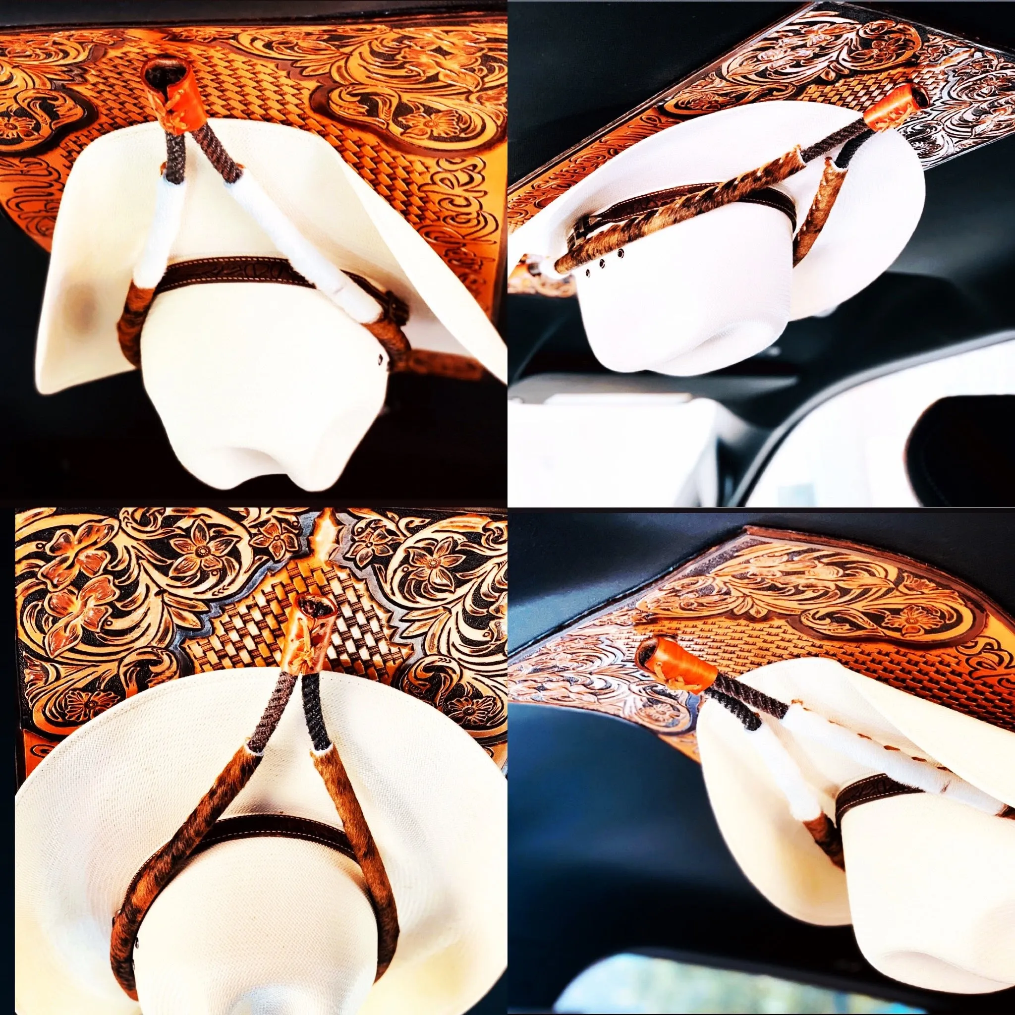 JM Texas Brindle Edition Cowboy Hat Rack