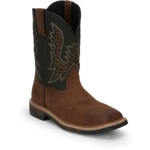 Justin MNS Bolt Pecan Black Water Buffalo SE4113