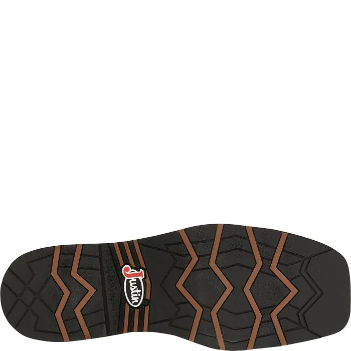 Justin MNS Bolt Pecan Black Water Buffalo SE4113